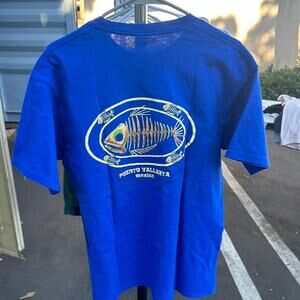Puerto mexico royal blue tee